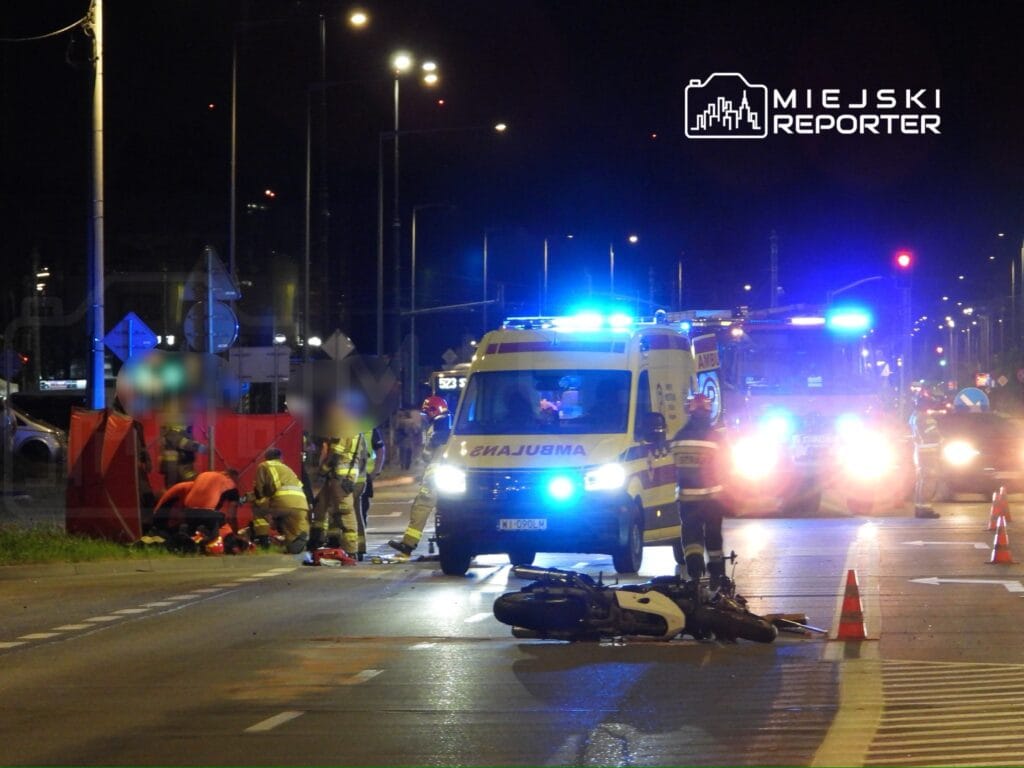 bemowo da bir motosikletlinin karistigi ciddi kaza surucunun durumu ciddi 6203