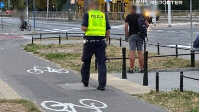 Bemowo da uc bisikletli carpisti bir kisi yaralandi 6487