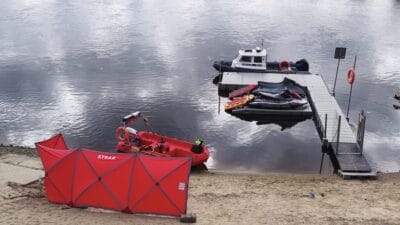 Bir kadin kopruden vistula ya atladi ekipler cesedini cikardi 6301