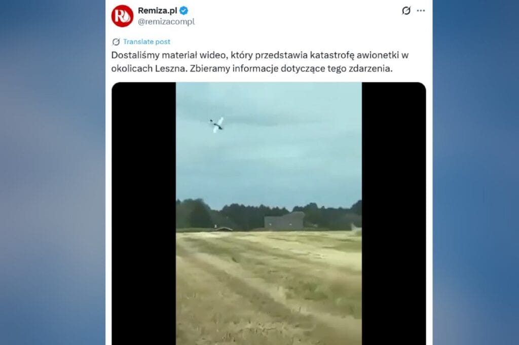 buyuk polonya da ucak kazasi i ki kisi oldu goruntuler var 6807