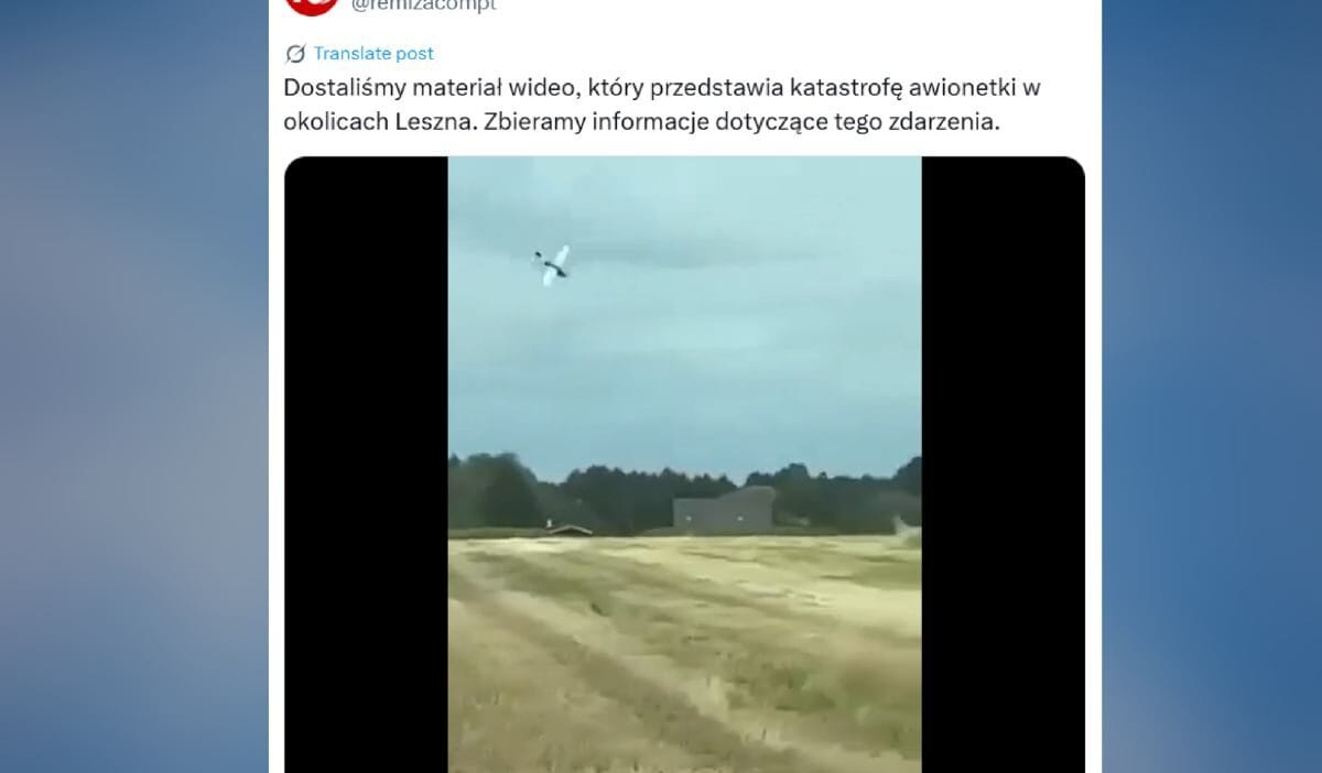 Buyuk polonya da ucak kazasi i ki kisi oldu goruntuler var 6807