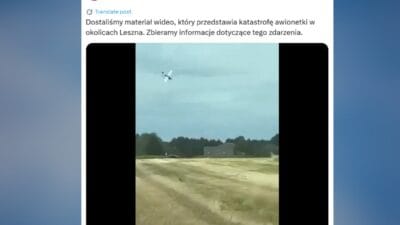 Buyuk polonya da ucak kazasi i ki kisi oldu goruntuler var 6807