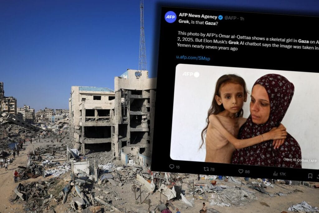 elon musk un yapay zekasi grok gazze cocugunun fotografini yanlis tanitti 3580