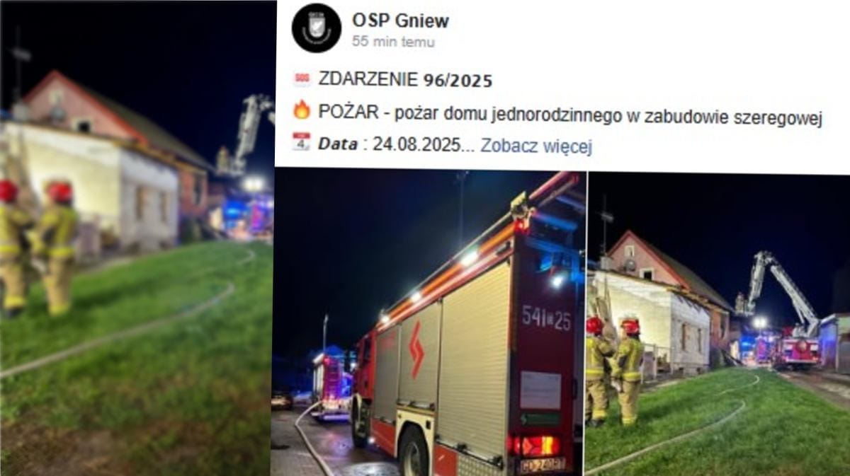 Gniew'de trajedi. Müstakil bir evde yangın çıktı. Bir kadın ve 11 aylık bir bebek öldü 1 Gniew de trajedi mustakil bir evde yangin cikti bir kadin ve 11 aylik bir bebek oldu 6586