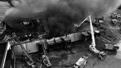 Gonullu yangin sozcusu hayatini kaybetti depo yangin operasyonunda ceteti bulundu 5915