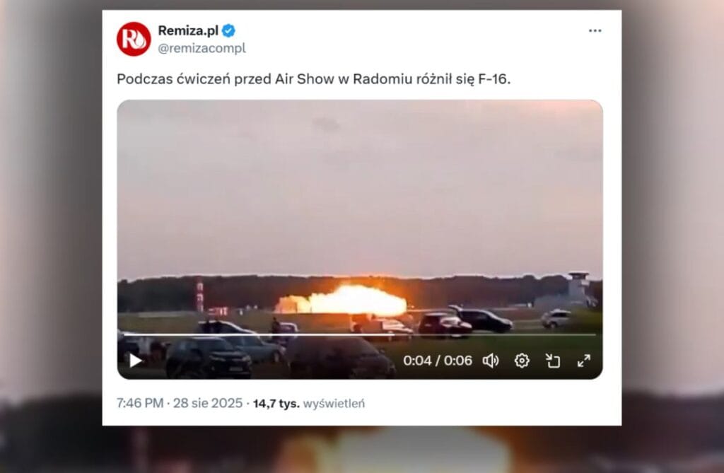 hava gosterisi provalari sirasinda radom da hava kazasi f 16 dustu 7562