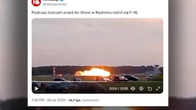 Hava gösterisi provaları sırasında radom'da hava kazası. F-16 düştü 4 Hava gosterisi provalari sirasinda radom da hava kazasi f 16 dustu 7562