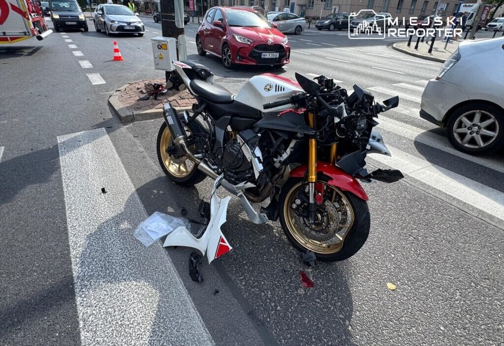 Independence avenue da kaza motosiklet surucusu hastanede 7526