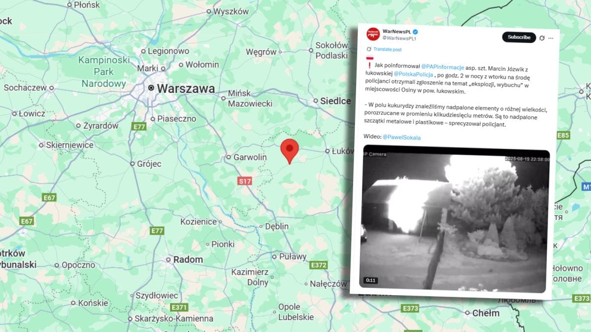 Lubelszczyźne'de pirin tarlasında patlama: olayın videoları yayınlandı 1 Lubelszczy ne de pirin tarlasinda patlama olayin videolari yayinlandi 5245