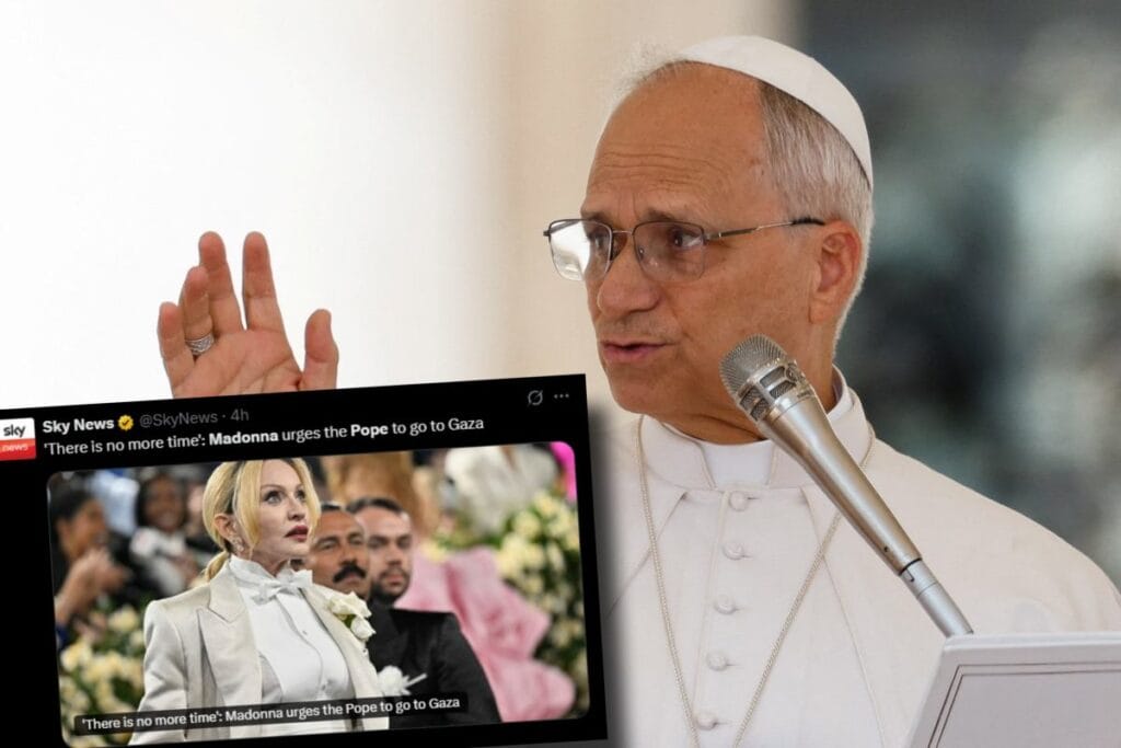 madonna la s n leo iv e gazze ye isik getir i steginde bulundu 4053
