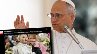 Madonna la s n leo iv e gazze ye isik getir i steginde bulundu 4053