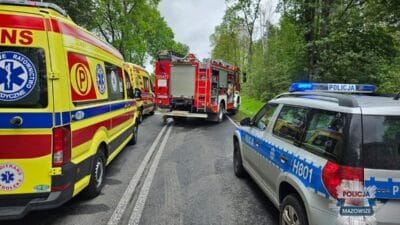 Mazovya opaleniec de araba ile tank olumlu carpisma 4875