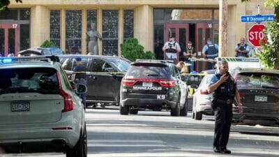 Minneapolis te silahli saldiri saldirgan kilisenin penceresinden ibadet edenlere ates acmistir oldurulenler arasinda cocuklar da var 7333