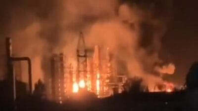 Rusya daki rafinerilere gece boyunca saldirilar duzenlendi alevler icinde kaldilar 7426