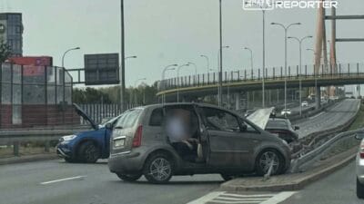 Trasa siekierkowska da uc arac carpisti yol kapandi 7716