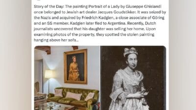 Unlu bir tablonun gizemli kaybolusu sanat eseri bir emlak satis ilaninin fotografinda goruldu 7502