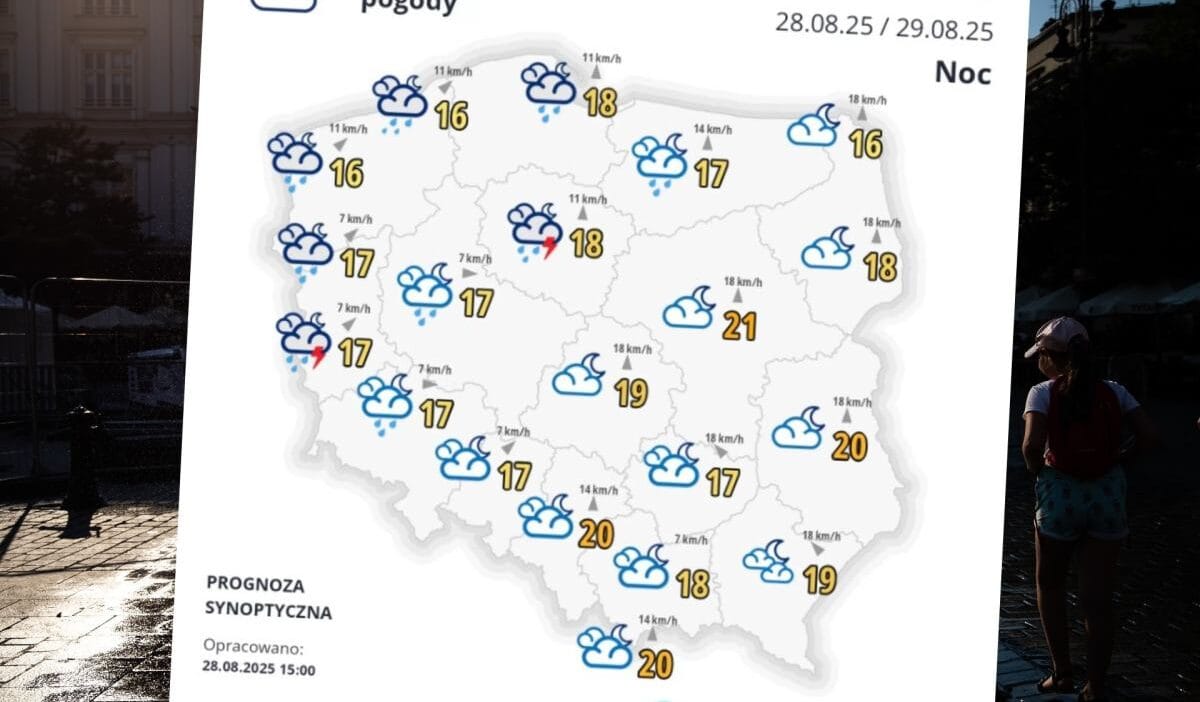 Yaz tatilinin son günlerinde bizi nasıl bir hava bekliyor? Polonya'nın bazı bölgelerinde tropikal gece 1 Yaz tatilinin son gunlerinde bizi nasil bir hava bekliyor polonya nin bazi bolgelerinde tropikal gece 7511