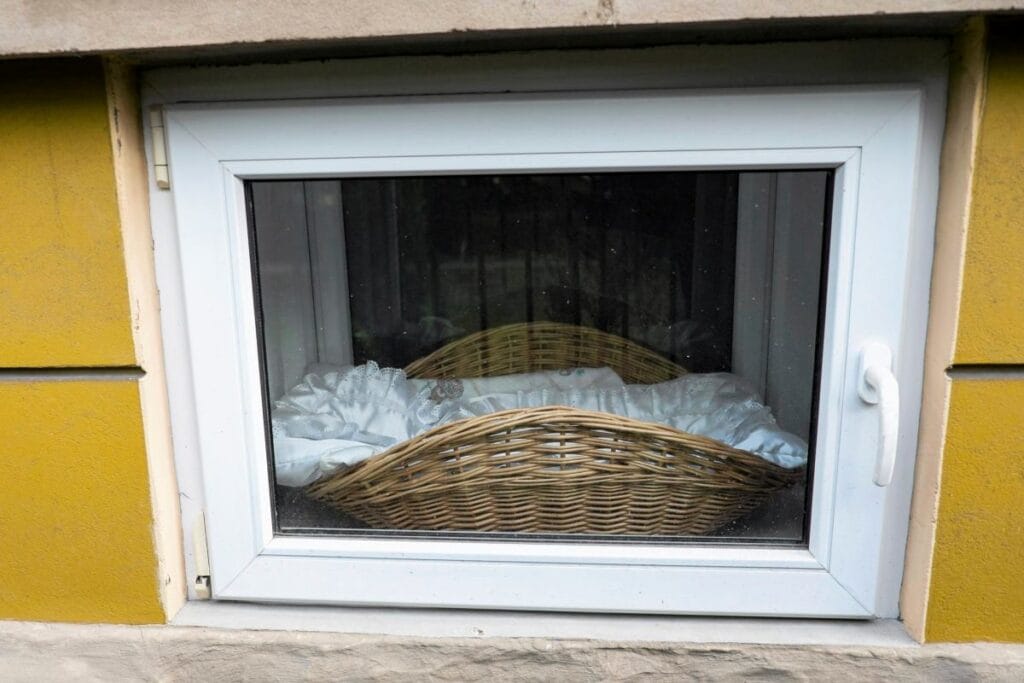 yeni dogmus bebek sosnowiec te yasam penceresinde bulundu bebek sakindi ve iyi bakiliyordu 7147