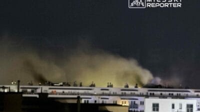 Z bki de buyuk bir yangin daha yeralti otoparkindaki araclar yaniyor yangin sondurme calismalari devam ediyor 6718