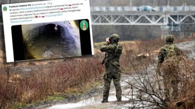 Belarus sinirinda bir tunel kazdilar sinir muhafizlari narewka dan goruntuler yayinladi 12172