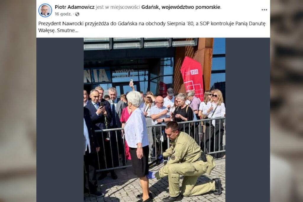 danuta walesa gdansk taki kutlamalar oncesinde incelemelerde bulundu sop bir aciklama yayinladi 8275