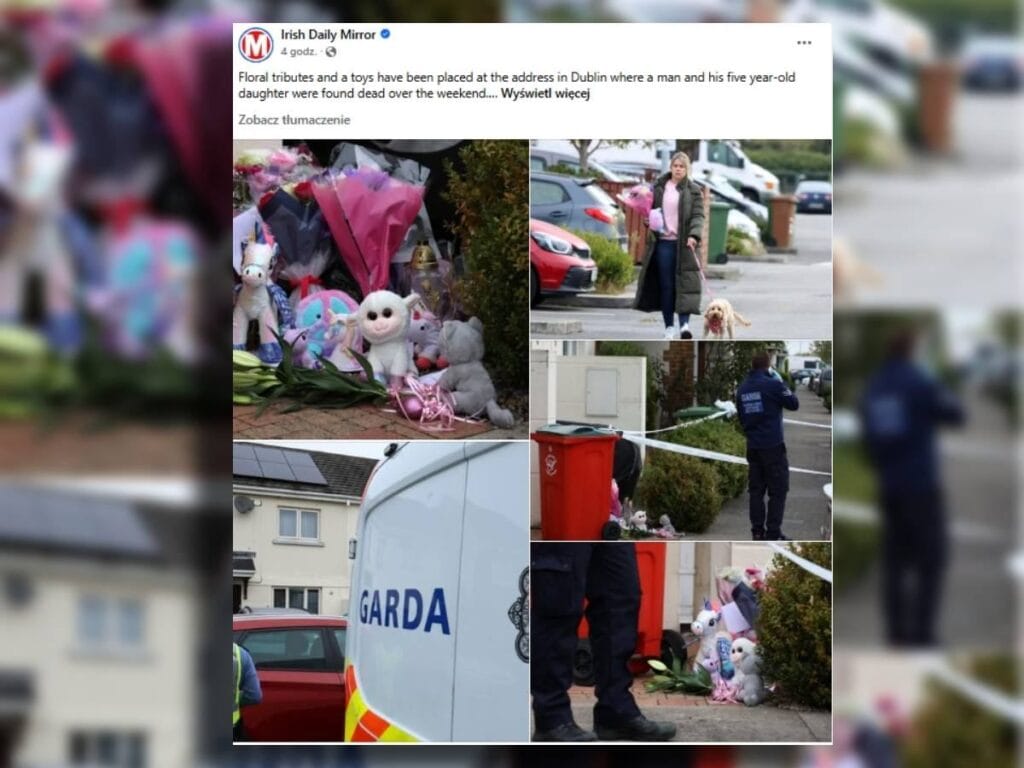 dublin yakinlarinda trajedi bir baba ve bes yasindaki kizinin cesedi bir evde bulundu medya polonya dan geldiler 13925