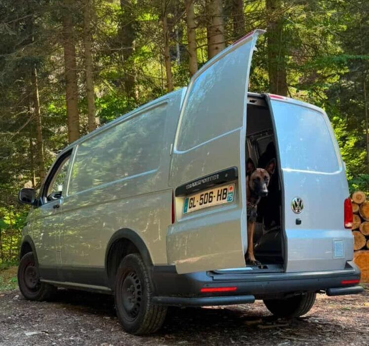 Fransa dan varsova ya geldi birisi tasima kafesindeki kopegiyle birlikte otobusunu caldi 9470