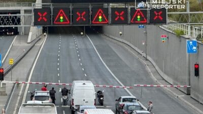 Guney koprusu nde uc arac carpisti trafik sikisikligi 11 kilometreden daha uzun tunel kapali 8591