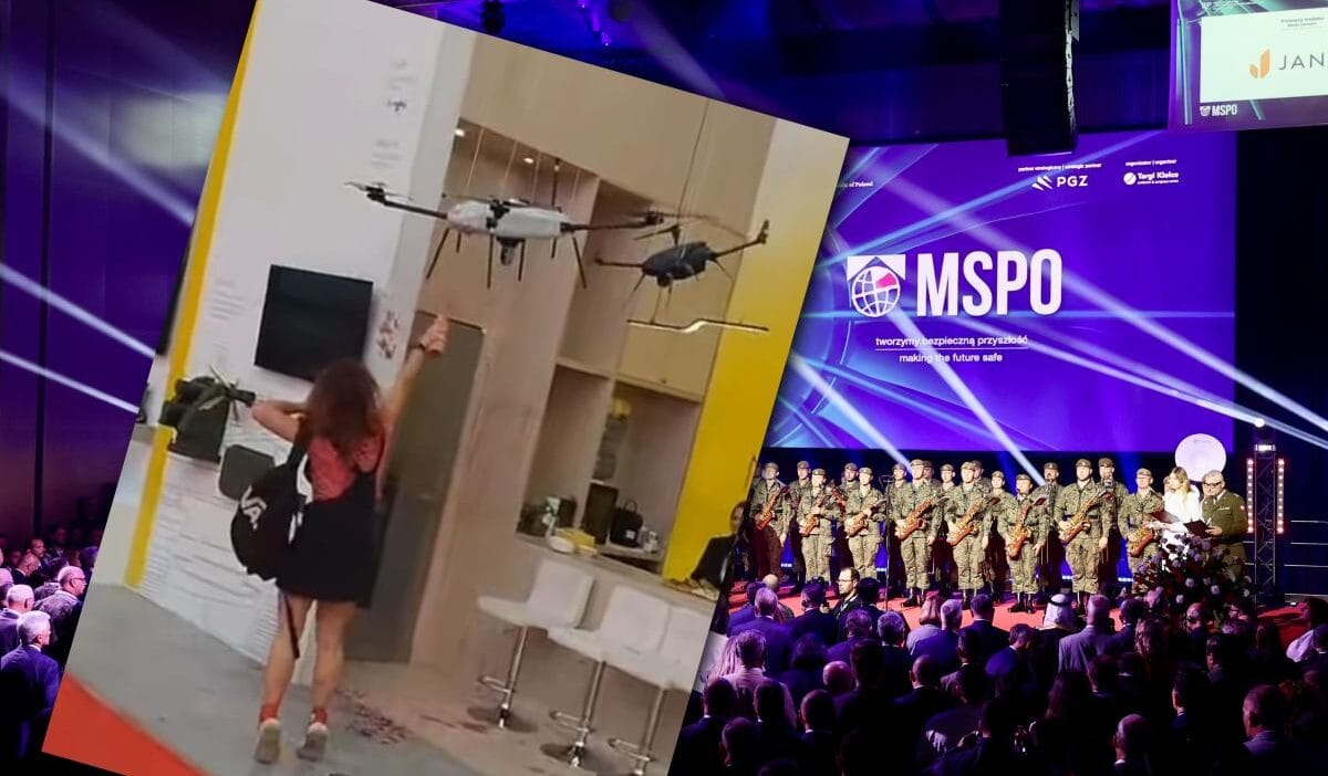 Kielce'deki bir ticaret fuarında protesto. İsrailli bir şirketin standını kırmızı boya ile ıslattılar 1 Kielce deki bir ticaret fuarinda protesto i srailli bir sirketin standini kirmizi boya ile islattilar 8918