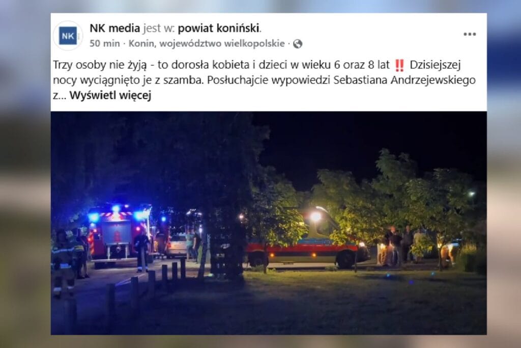 konin yakinlarinda trajedi bir anne ve iki kizi oldu cesetler bir foseptik cukurunda bulundu 8192