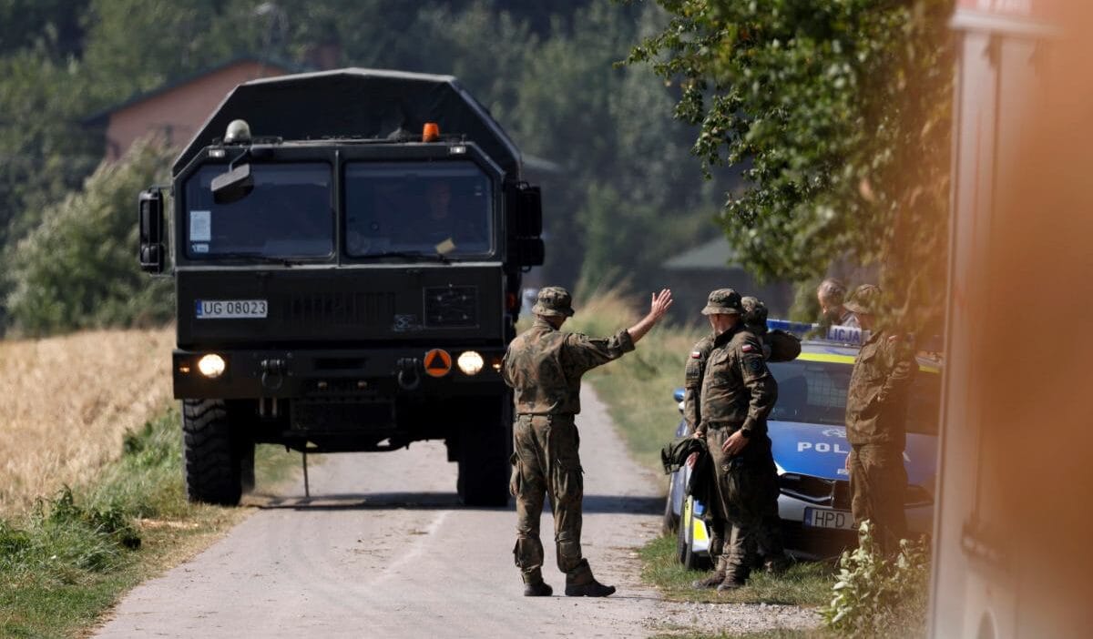 Lublin bolgesinde nesne bulundu bir rus hava saldirisi kalintisi mi 11565