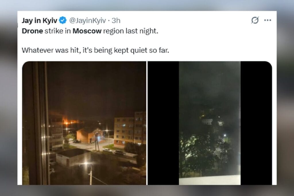 moskova bolgesine drone saldirisi yerel yetkililer alti yasinda bir cocuk ve buyukannesi oldu 13820