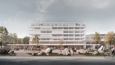 Ochota daki yeni uw psikoloji binasi acildi konferans salonu laboratuvarlar ve cati bahcesi 13805