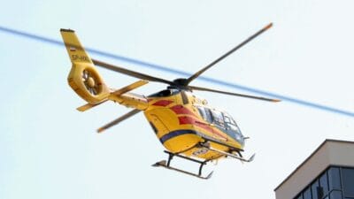 Olszyny de 4 5 yasindaki bir cocuk pencereden dustu bir lpr helikopteri olay yerine uctu 12294