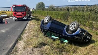 Peugeot ile carpisan audi tavan yapti surucu oncelige zorlandi 8675
