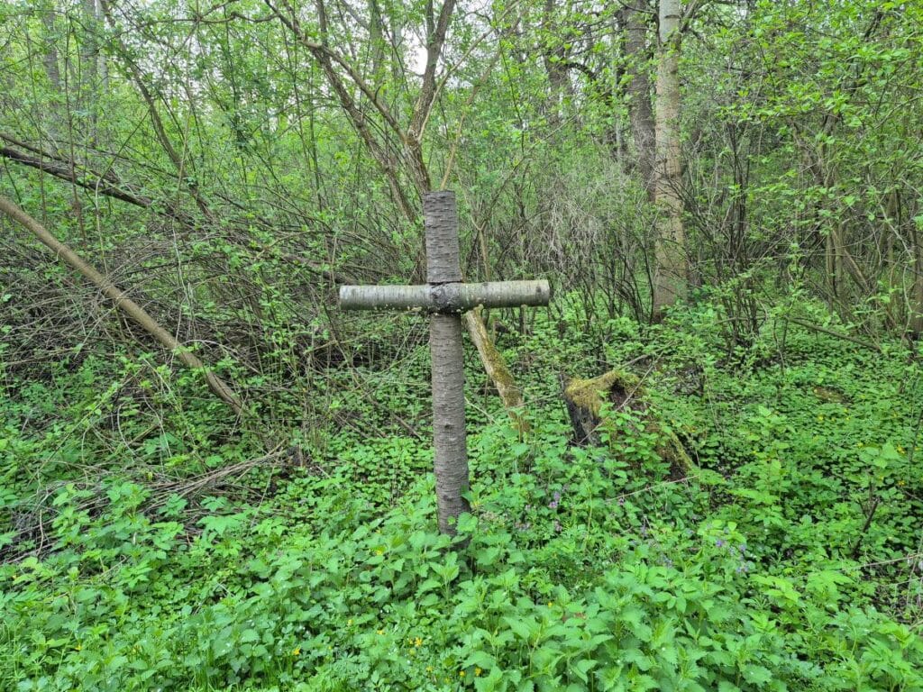 puzniki volhynian katliaminin kurbanlari icin cenaze torenleri bu koyun yerinde orman var 9428