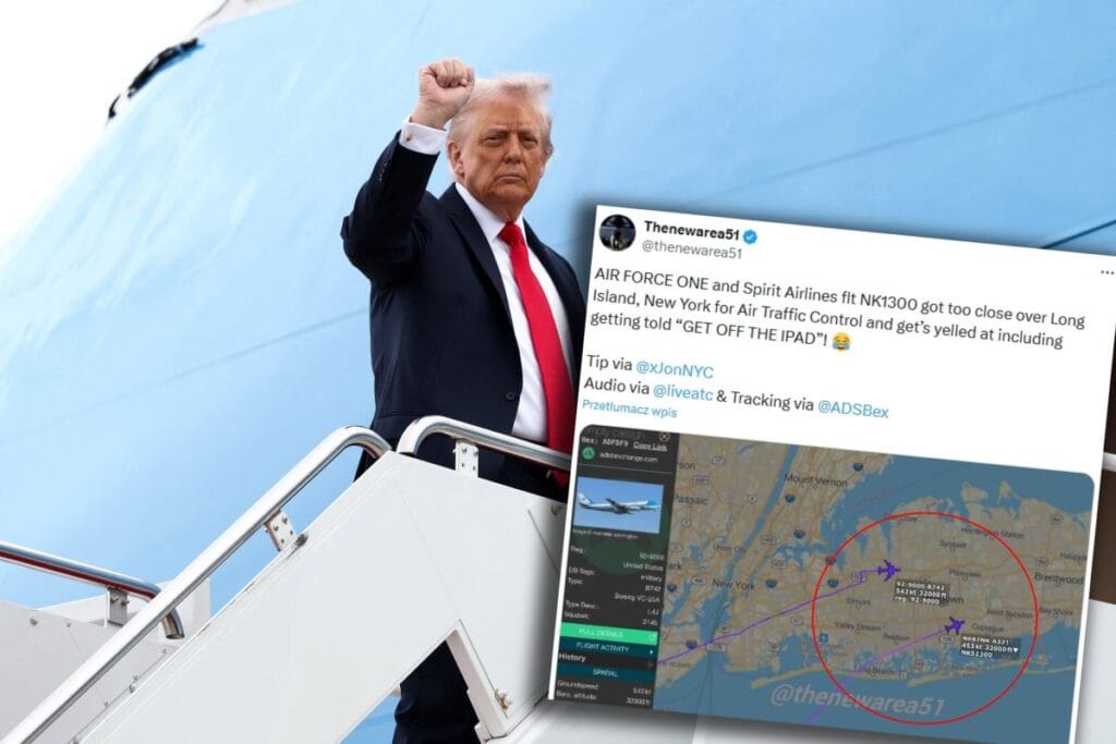 trump bir ziyaret icin i ngiltere ye ucuyordu havada bir olay oldu her sey kaydedildi 11721