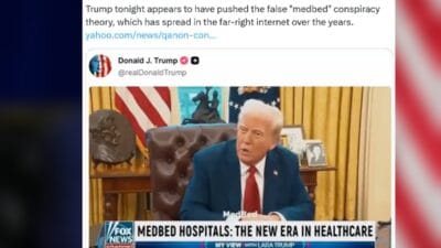 Trump in profilindeki garip video tum hastaliklari tedavi eden yataklar 13802