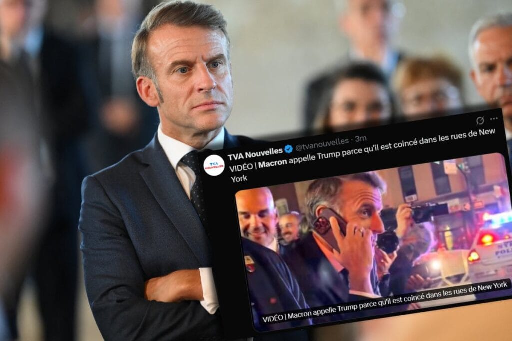 trump macron un yolunu kesti fransa cumhurbaskani telefonunu cikardi bekliyorum 12682