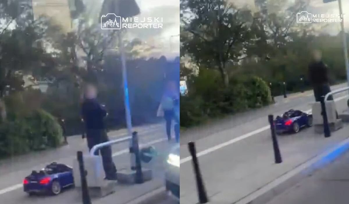 Varsova elektrikli arabadaki dort yasindaki bir cocuk yasli bir vatandasla carpisti kadin hastaneye kaldirildi 11673