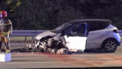 Wisłostrada'da ciddi çarpışma. Üç şerit trafiğe kapatıldı 4 Wis ostrada da ciddi carpisma uc serit trafige kapatildi 14216