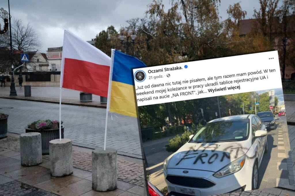 wroc aw ukraynali bir kadinin arabasina zarar verdiler bir isaret biraktilar 11457