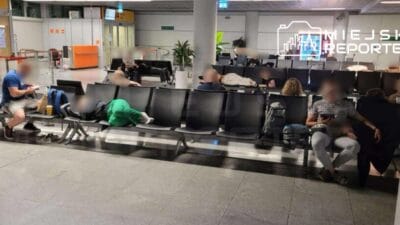 Yolcular chopin havalimani nda mahsur kaldi ucuslari icin simdiden 14 saat bekliyorlar kendilerine otel tahsis edilmedigi icin banklarda uyuyorlar 12778