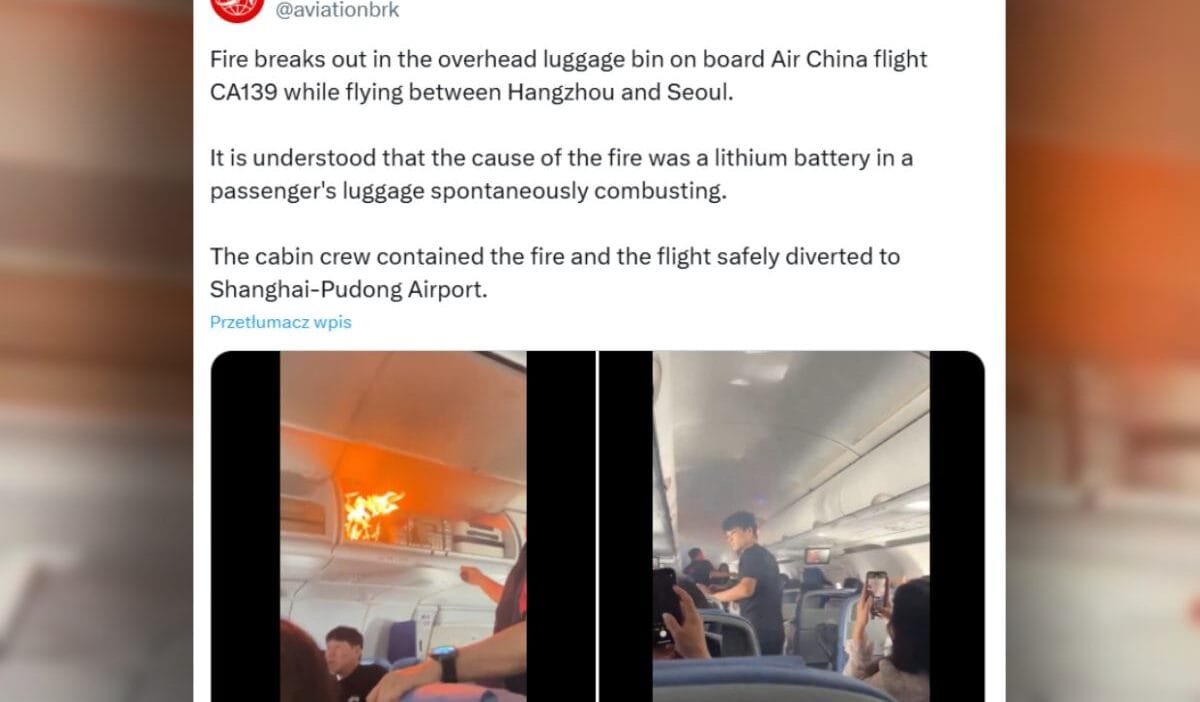 Air china ucaginda sok edici sahneler el bagaji bolumunde yangin cikti 18003