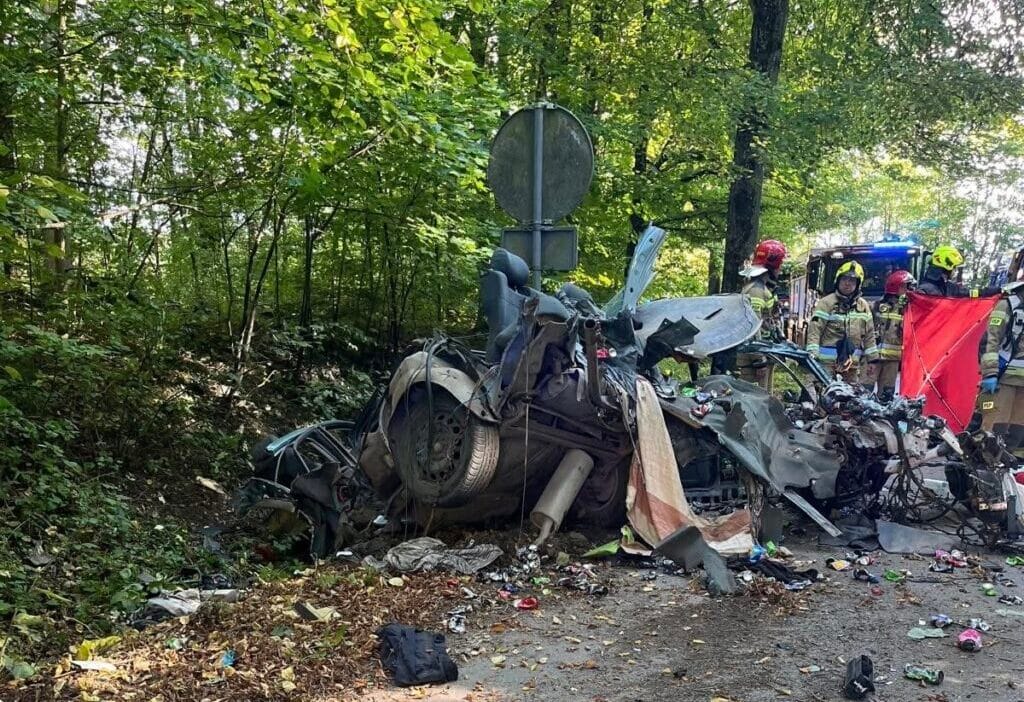 Araç ağaca çarptıktan sonra birkaç parçaya ayrıldı. Sürücü olay yerinde hayatını kaybetti. 1 Arac agaca carptiktan sonra birkac parcaya ayrildi surucu olay yerinde hayatini kaybetti 14832