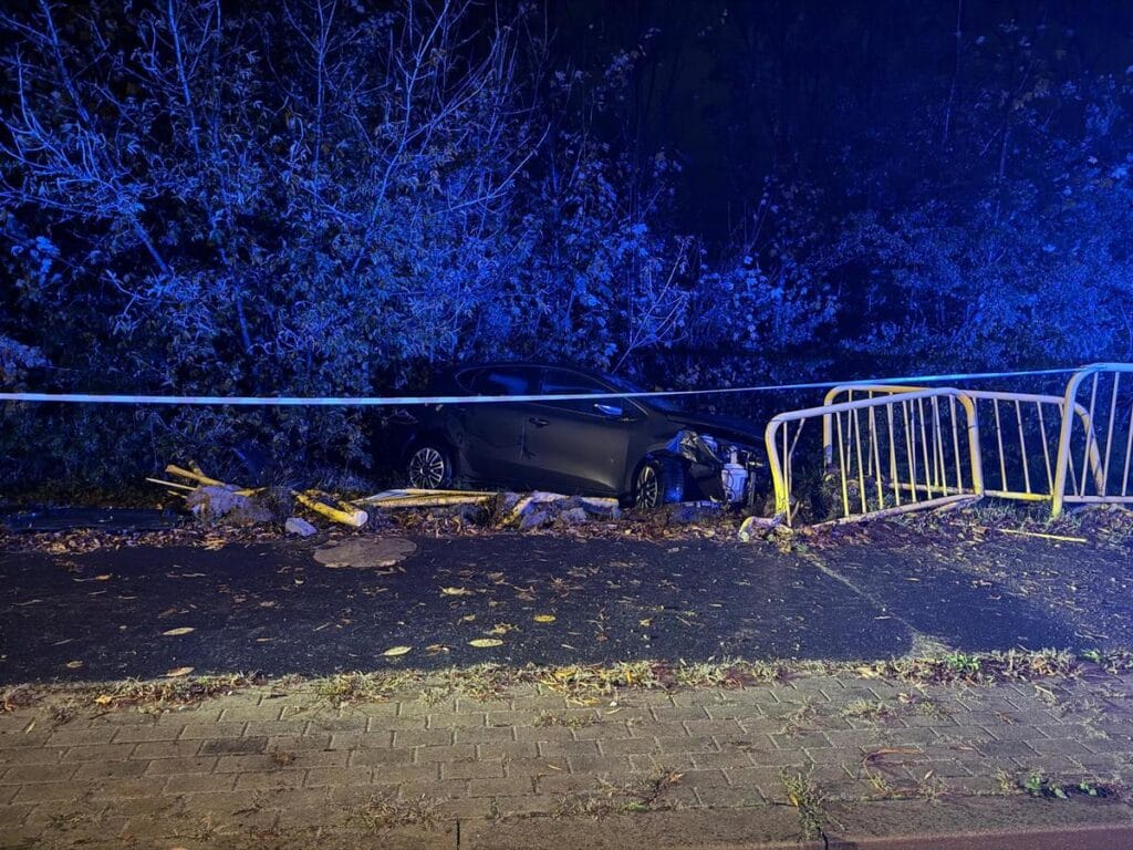 bariyerlere carpti ve bir hendege dustu surucu yuzde 2 den fazla 19799