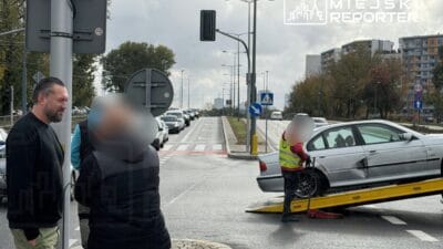 Bielany de bir bmw ile bir minibus carpisti binek aracin direksiyonunda gazeteci marcin prokop vardi 16472