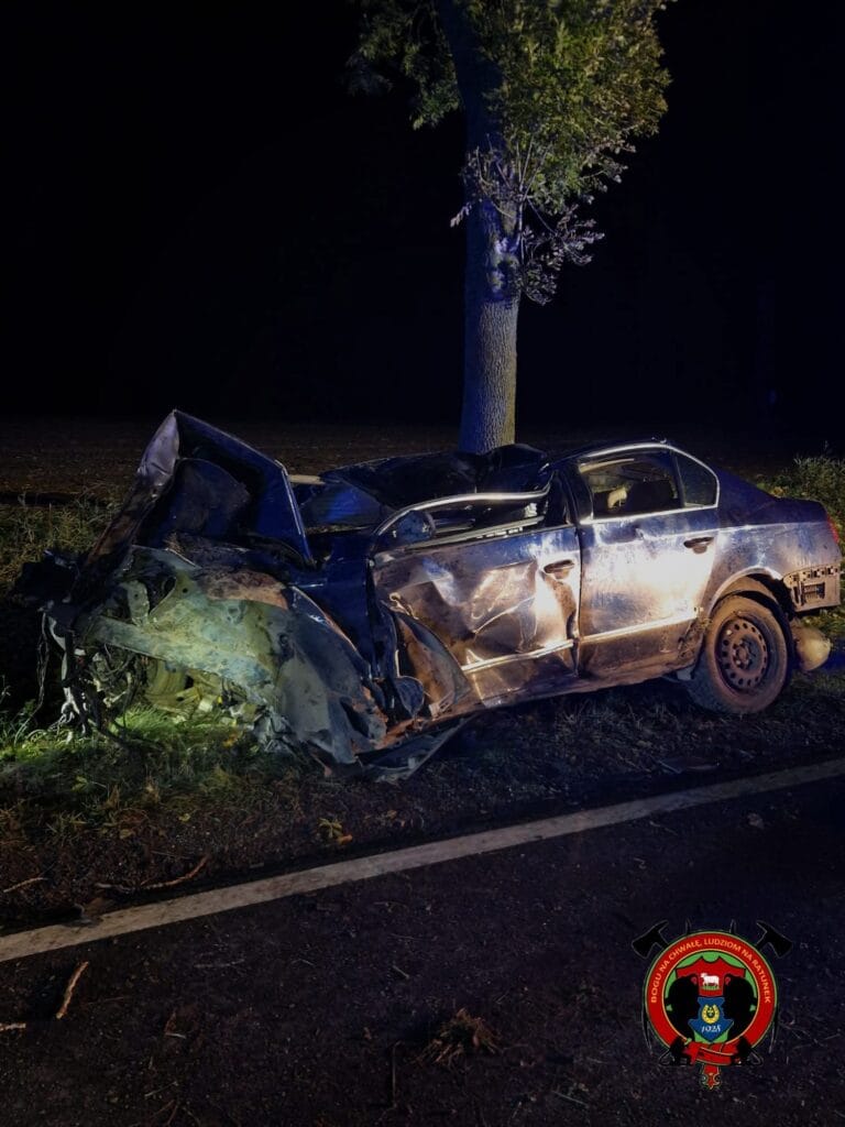 bir yol setine bir agaca ve catiya carpti 23 yasindaki surucu oldu 19176