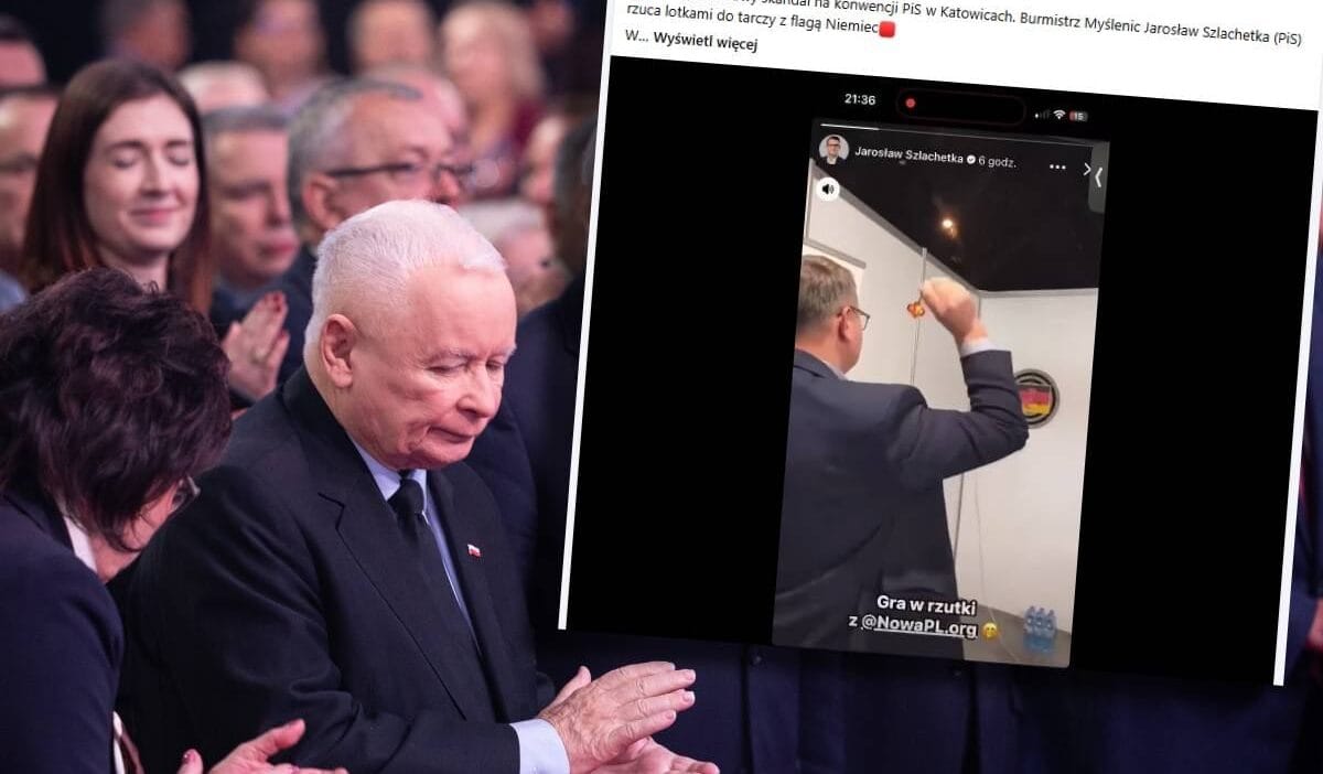 Hukuk ve adalet kongresinde uluslararasi skandal myslenice belediye baskani alman bayrakli bir panoyu hedef aldi 19377