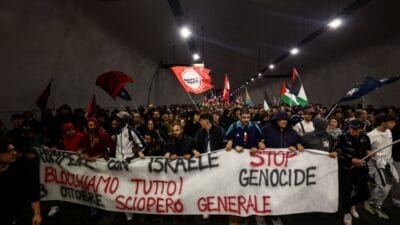 I srail in filoyu durdurmasinin ardindan protestolar her seyi engelleyelim 14490